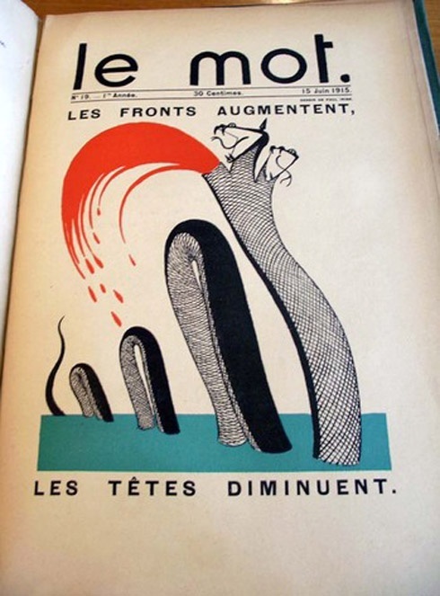 okładka kultowego, satyrycznego czasopisma Le Mot